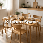 Natural Solid Oak Table