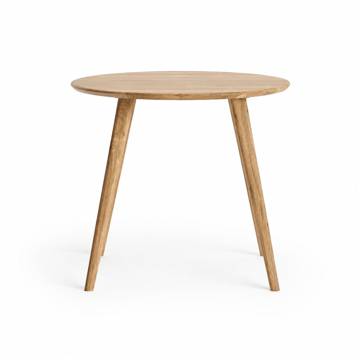 Round Solid Oak Dining Table