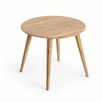 Round Solid Oak Dining Table