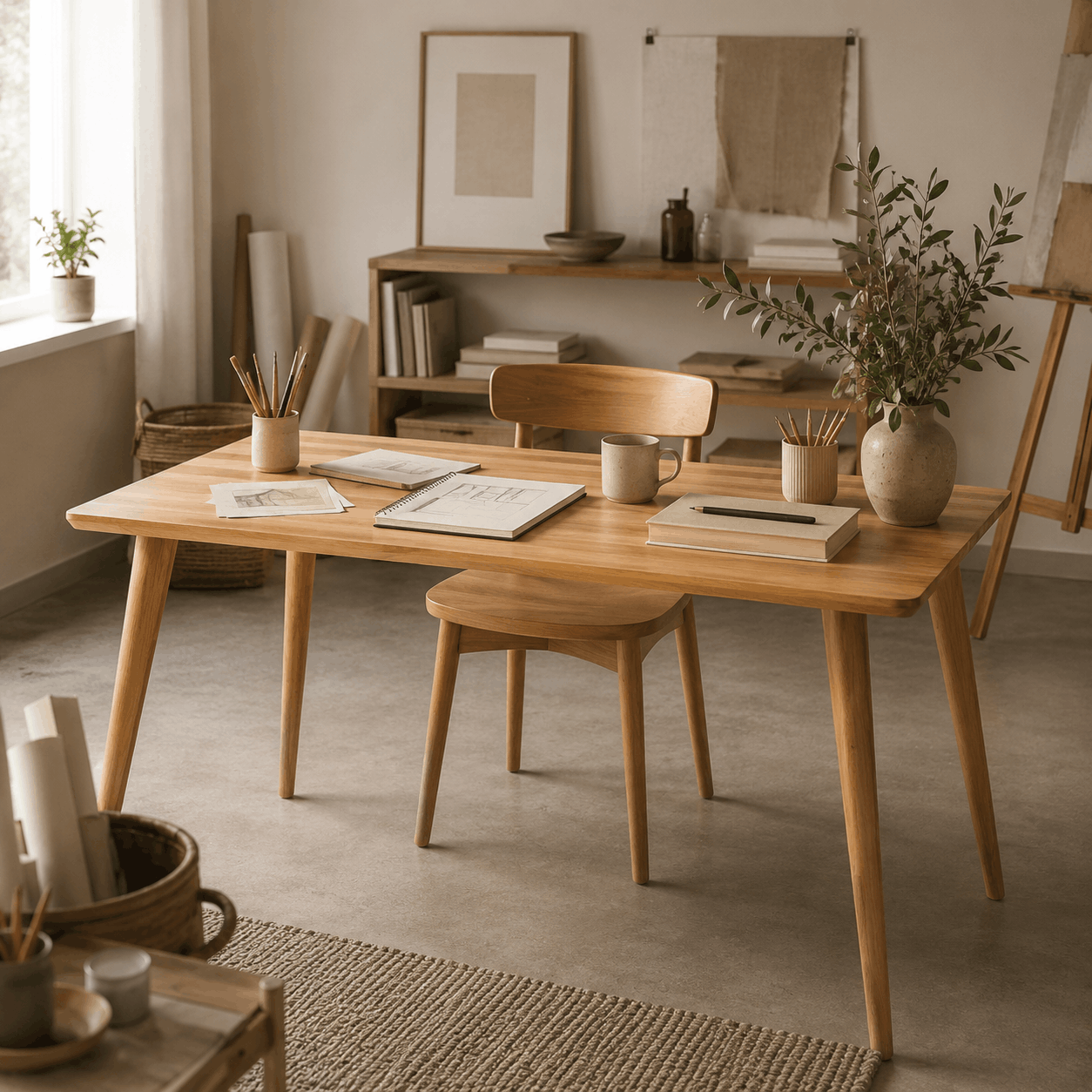 Handmade Oak Table